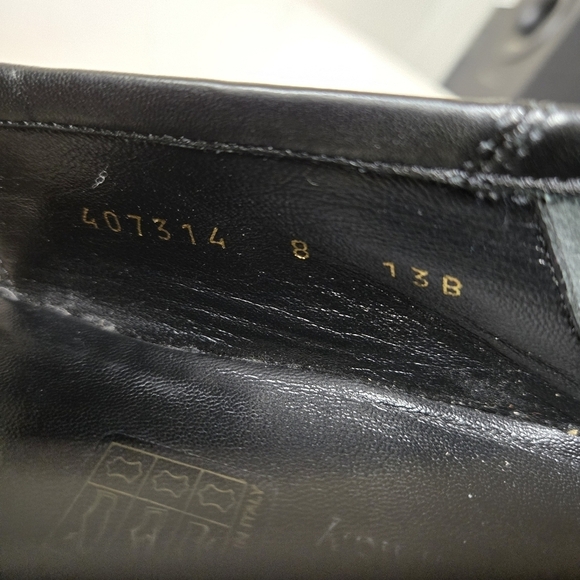 GUCCI BRIXTON Black Leather Horsebit Loafers Gucci 8 Jordaan $1000 main image 6